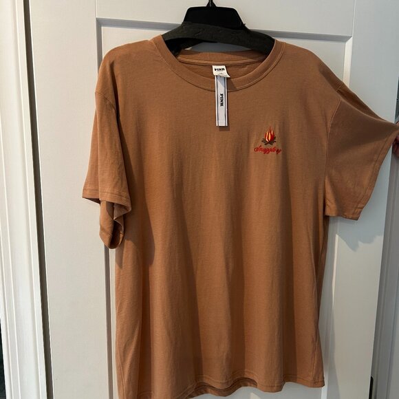Victoria's Secret Pink Campus Cotton Tee XL (NWT) - Picture 1 of 5